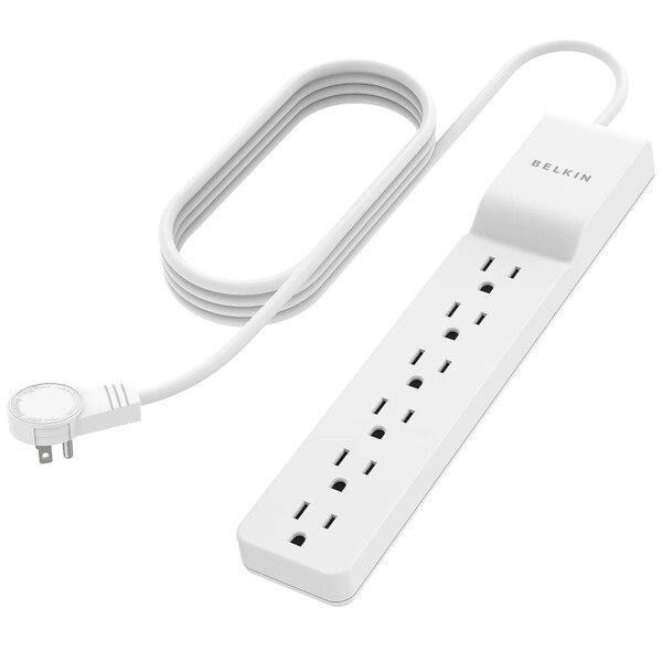 BELKIN 6 OUTLET 8ft SURGE PROTECTOR